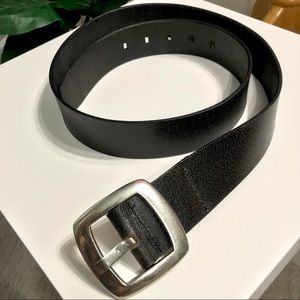 CALVIN KLEIN JEANS belt, black leather, size XL